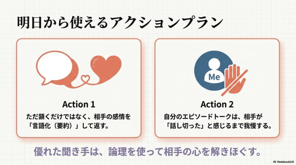 【実験してみたシリーズ】論理 vs 感情。どっちが「聴いてもらえた感」を作る？(2026/01/24)